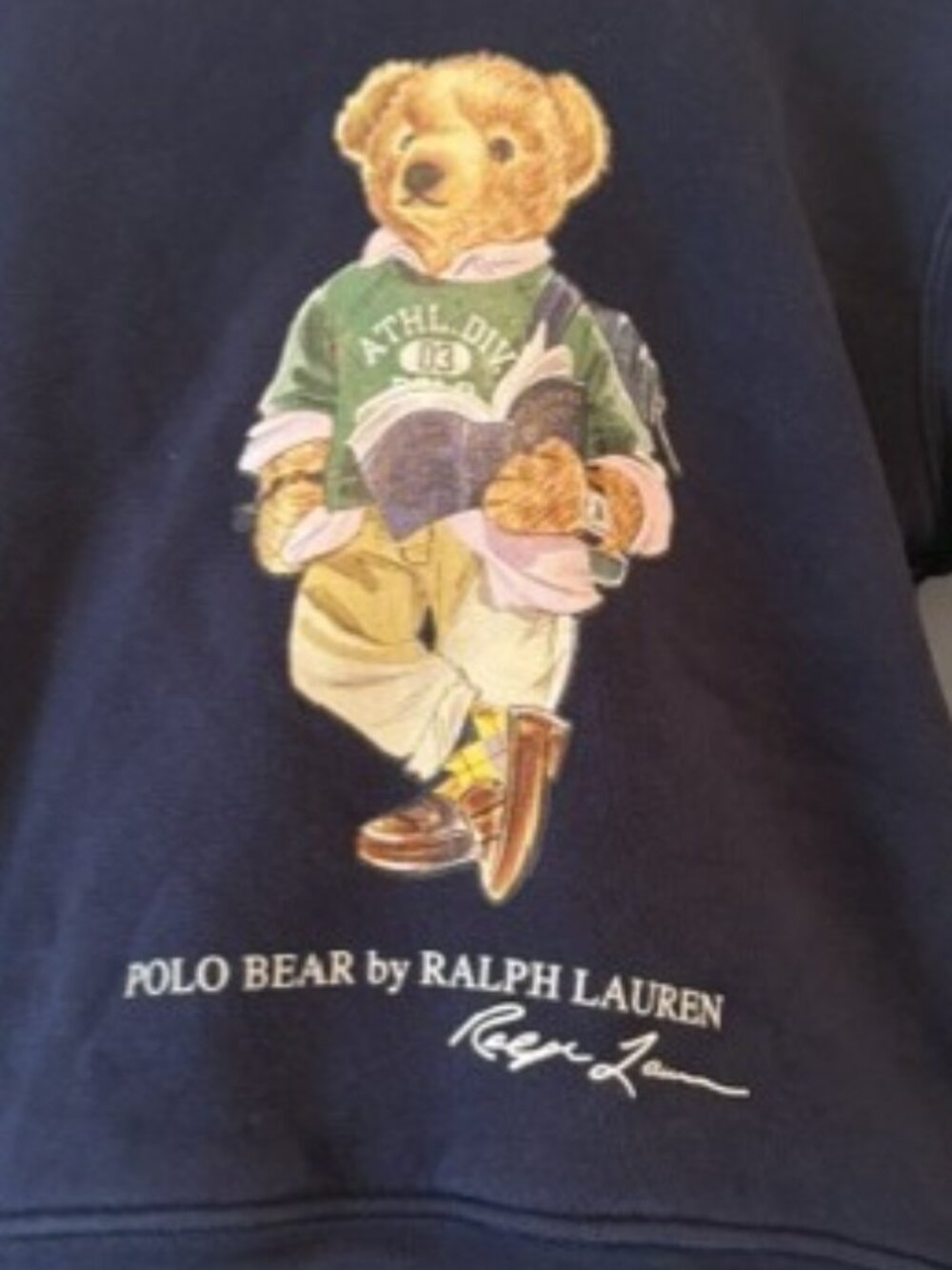 Boys 5T Polo Ralph Lauren Teddy Polo Bear Pullover Hoodie